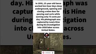 child labor history that changed america ⚒️📸#history #childlabor #youtube  #usa #education #shorts