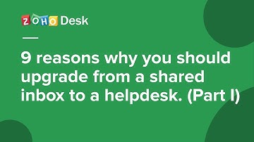 9 reasons why you should upgrade from a shared inbox to a helpdesk. (Part I)