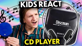 Kids Use A CD Player For The First Time! | Kids REACT