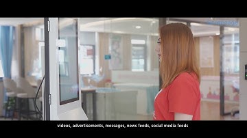 Hand sanitizing dispenser LCD digital signage