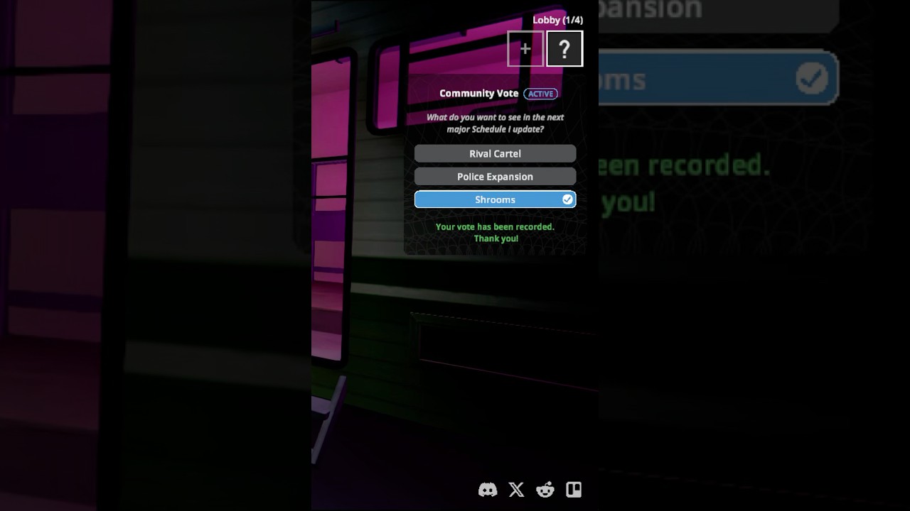 GO VOTE IN THE NEW SCHEDULE 1 UPDATE
