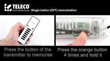 Memorisation of further radio codes