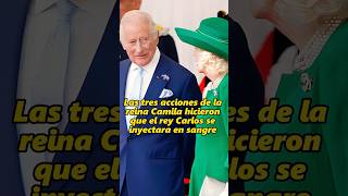 Los tres actos de Camila pusieron la vista de Carlos enrojecida de ira.