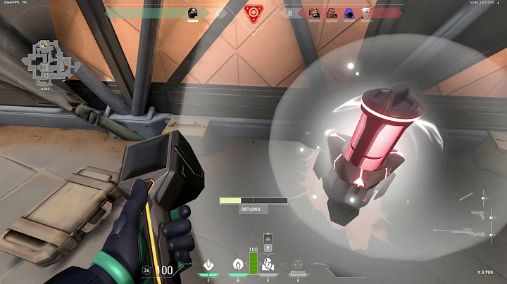 1v4 Ninja Defuse - Valorant
