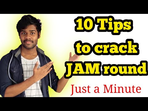 10 Tips To Crack Jam Round | Just A Minute | Interview Techniques | English |