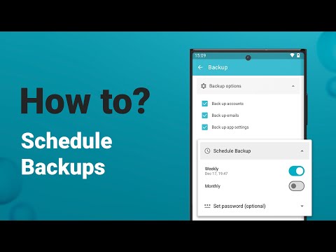 Schedule your Backup