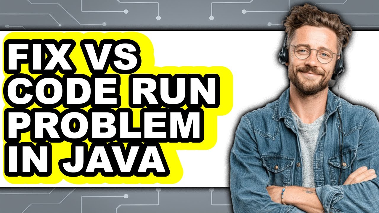 How to Fix Vs Code Run Problem in Java - Full Comparison - YouTube