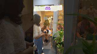 Tried this viral 10 step hair spa in Vietnam 🇻🇳 🌸🎀 #minivlog #vietnam #saigon