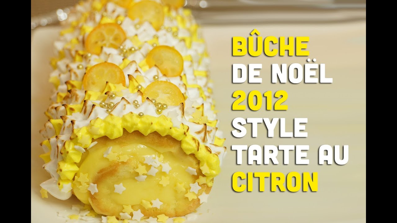 Buche De Noel Facile Facon Tarte Aux Citrons Meringuee
