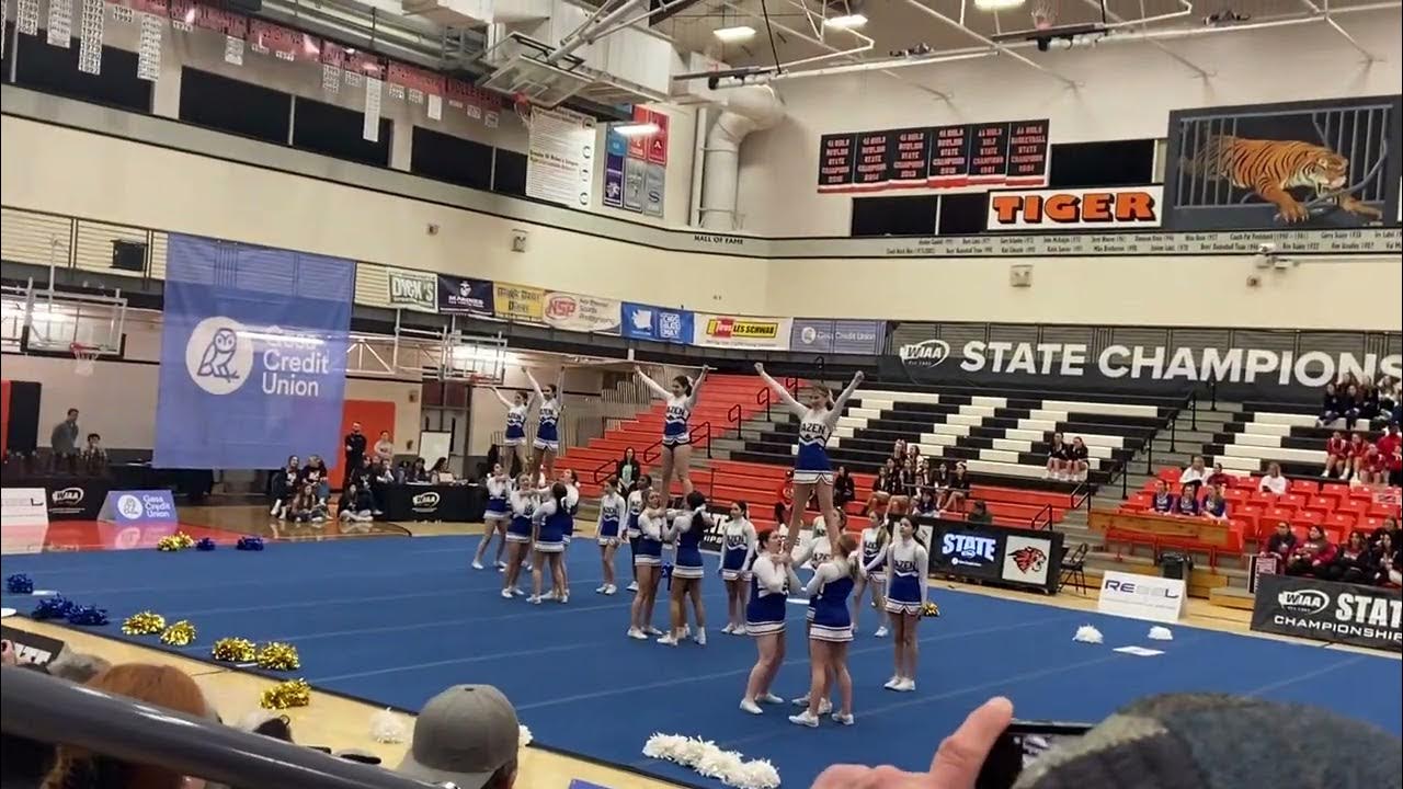 Hazen high school state cheer competition 2023 YouTube