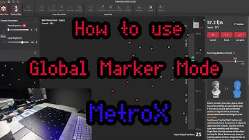 How to use Global Marker Mode Revopoint MetroX