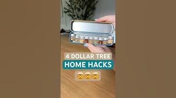 4 Shocking ✨HOME HACKS✨ using DOLLAR TREE products!! 🤯🤯🤯 #home #hack #dollartree