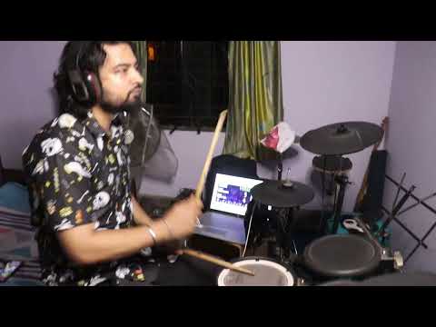 Funky Indie Disco - Drumless Backing Track Drum Cover