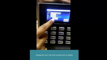 eSSL LP400 How to enroll admin
