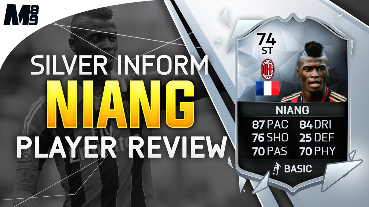 FIFA 16 IF NIANG REVIEW (74) FIFA 16 Ultimate Team Player Review + In Game Stats