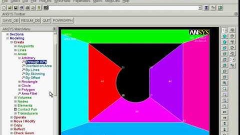 ANSYS Structured/Mapped meshing 01 (with audio)