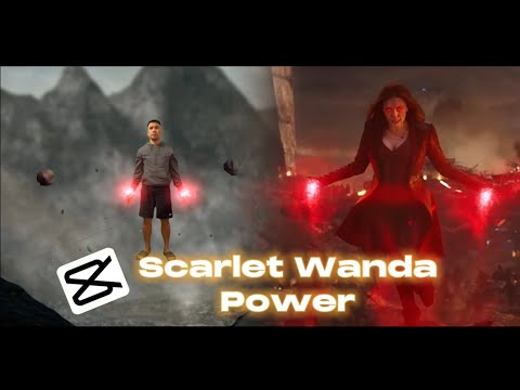 Scarlet WandaVision Power | Vfx Edit | CAPCUT Edit Tutorial | Visual Effect