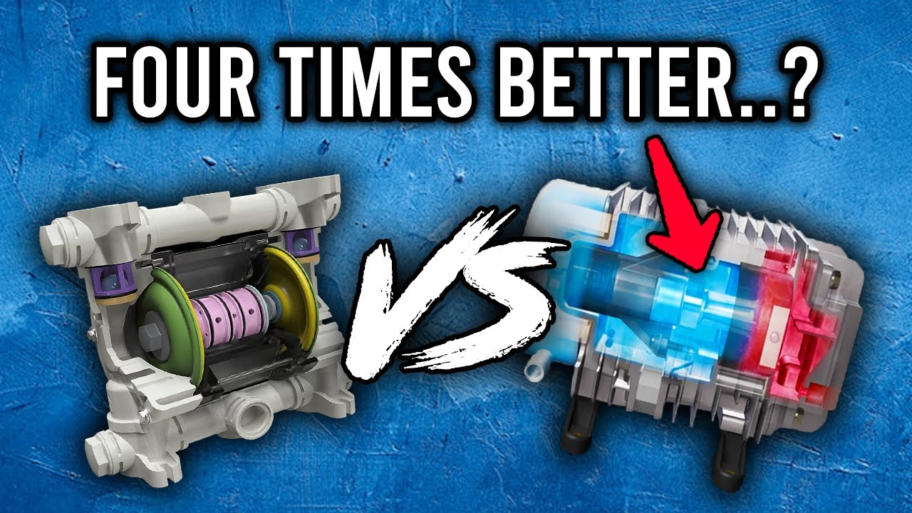 240 Linear Piston Air Pump vs 60 Diaphragm Air Pump YouTube