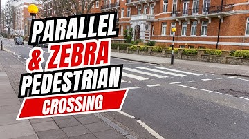 Parallel Crossings and Zebra Crossings | UK Highway Code Rule 195