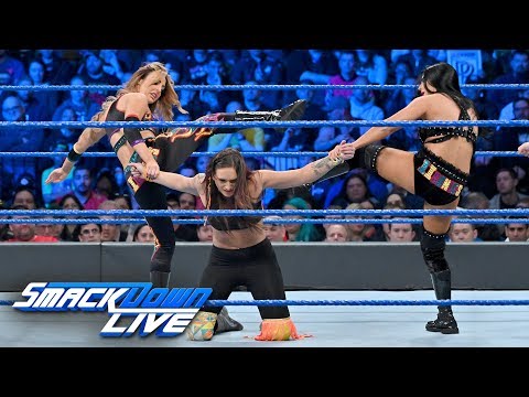 The IIconics vs. Brooklyn Belles - WWE Women's Tag Team Title Match: SmackDown LIVE, April 9, 2019