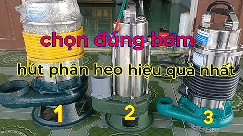 cách chọn máy bơm hút chất thải _ bơm hút phân heo hiệu quả nhất
