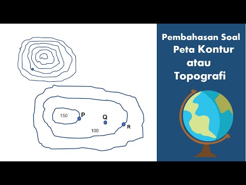 Peta Kontur atau topografi (Pembahasan Soal)