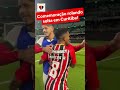 FESTA COM A TORCIDA: Mais uma vitória do São Paulo fora de casa celebrada com tricolores no estádio