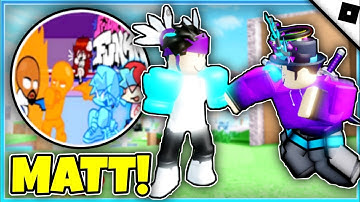 How to get "MATT BOXING" BADGE + ANIMATION in FNF & MOD ANIMATIONS - ROBLOX