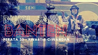 Puisi Jawa Banten (Serang, Cilegon, & Sekitarnya) - Perata 32 Ciwandan - Puisi Karya Rois Rinaldi