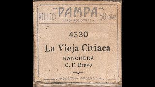 La Vieja Ciriaca: Ranchera de C. Bravo en Pianola desde Viedma, Argentina, por Horacio Asborno