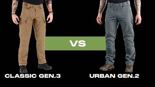 Comparison | P-40 Classic Gen.3 vs P-40 Urban Gen.2 Tactical Pants