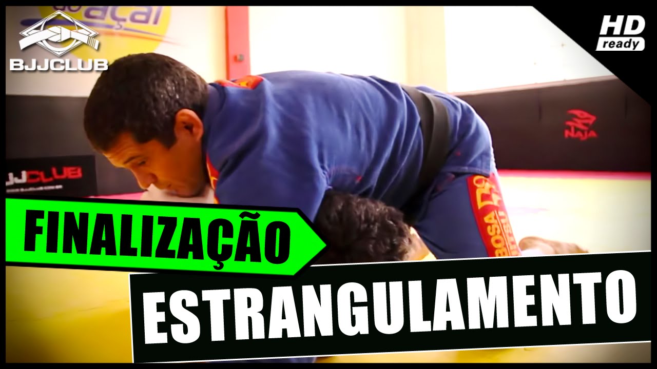 Jiu-Jitsu - Estragulamento da Meia Guarda - Marco Barbosa - BJJCLUB