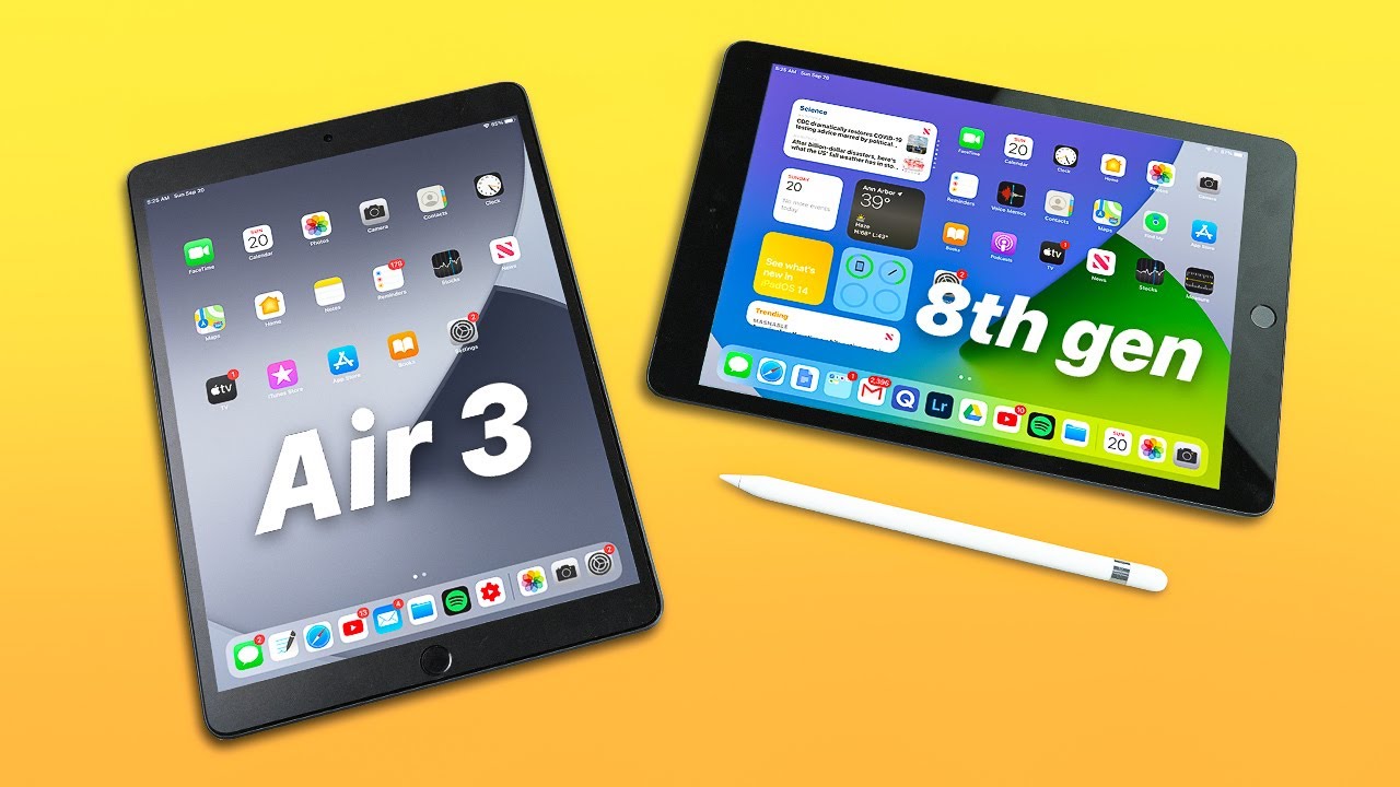  Update New  iPad 8th generation vs iPad Air 3 - Storage or Style?