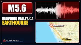 M 5.6 - Redwood Valley, CA 6/24/26 - RaspberryShake 4D Seismograph (RD29A) - Chino  Hills, CA