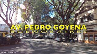 [4K] Buenos Aires Walk - Avenida Pedro Goyena / De Flores a Caballito - Buenos Aires - Argentina