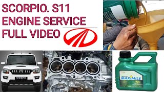 Mahindra Scorpio S11 engine Service Full video