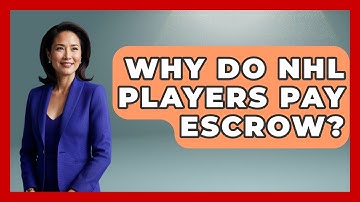Why Do NHL Players Pay Escrow? - Puck Stats Central