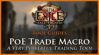 Path of Exile Tools: PoE Trade Macro