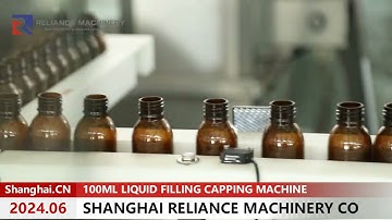 100ML Pharmaceutical high speed vitamin liquid filling capping machine #reliancemachinery #filling
