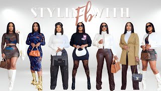 Styling What I Just Got In From Fashion Nova | 2023 Fall & Winter Outfit Ideas