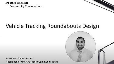 Vehicle Tracking Roundabouts Design