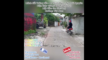 BÁN ĐẤT TỔ 10 - P. Thịnh Đán - Tp Thái Nguyên