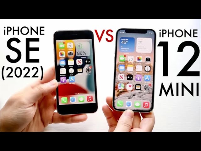 iPhone 12 Vs iPhone SE (2022) In 2025! (Comparison) (Review) - YouTube