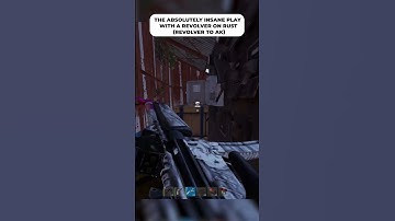 The absolutely insane play with a revolver on rust (revo to Ak)
