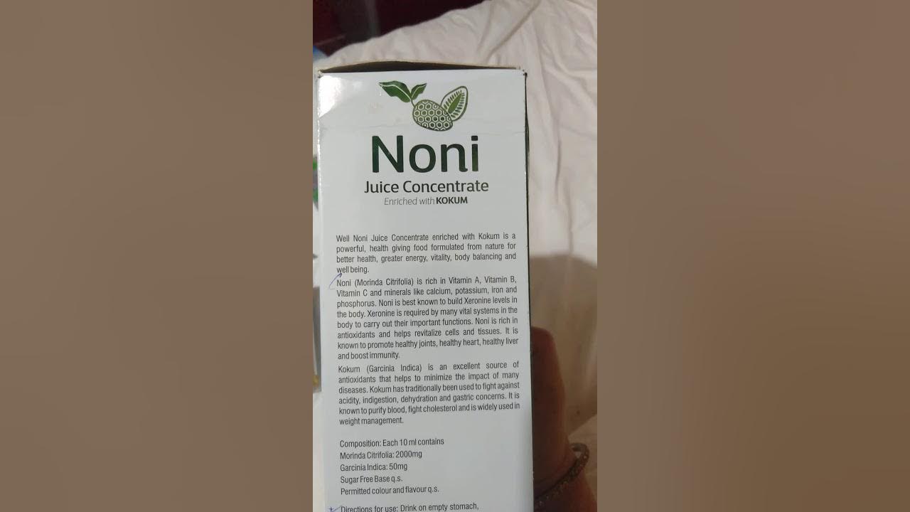 Modicare (Sameer modi)Well noni juice concentrate enrich with kokum 