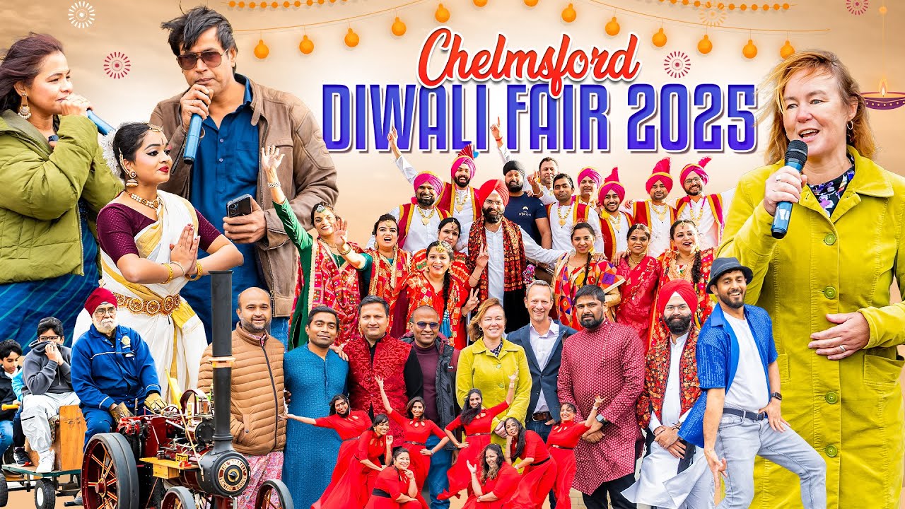 Chelmsford Diwali Fair 2025 | BEAULIEU SOCIALS | 4K Video | UK | Moments By MeanWhile Photography