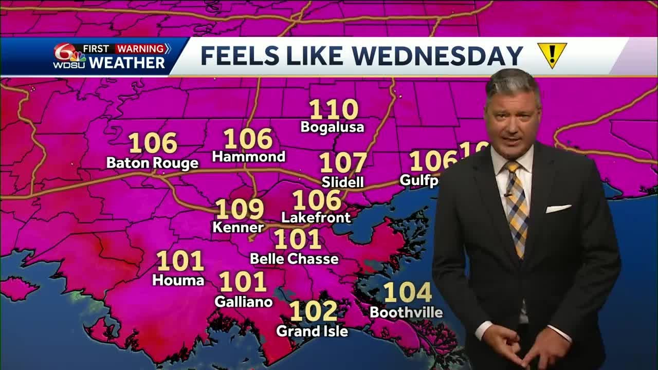 More storms then Weather Impact Day for heat in your New Orleans ...