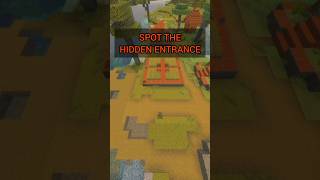Can You Spot The Hidden Minecraft Entrance?