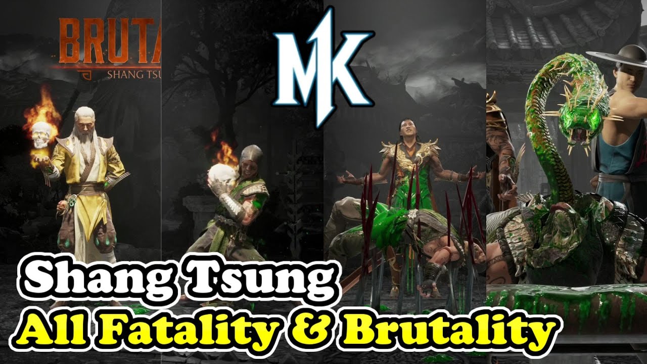 Shang Tsung All Fatality & Brutality Gameplay Showcase Mortal Kombat 1 