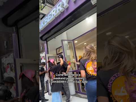 OAKBERRY Summer2025 Nycvlog Nycthingstodo Nycpopup Nycreels Nycfoodies Nyclife Explorenyc